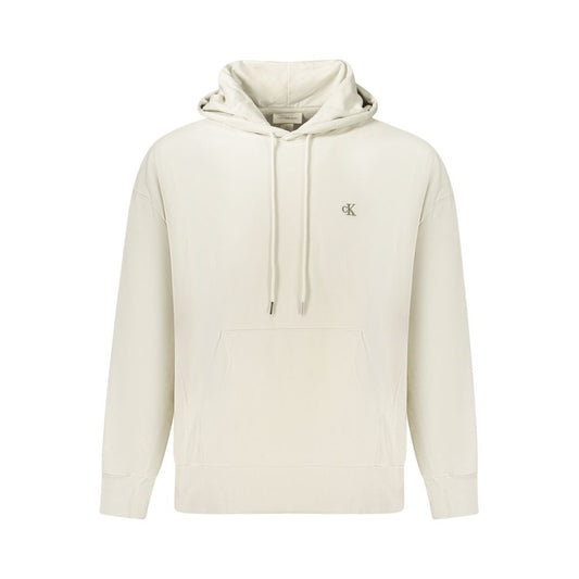 Calvin Klein Beige Cotton Men's Hoodie