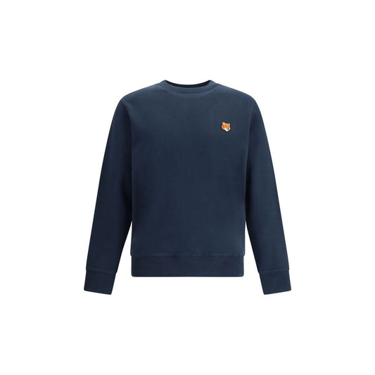 Maison Kitsuné Blue Cotton Sweatshirt