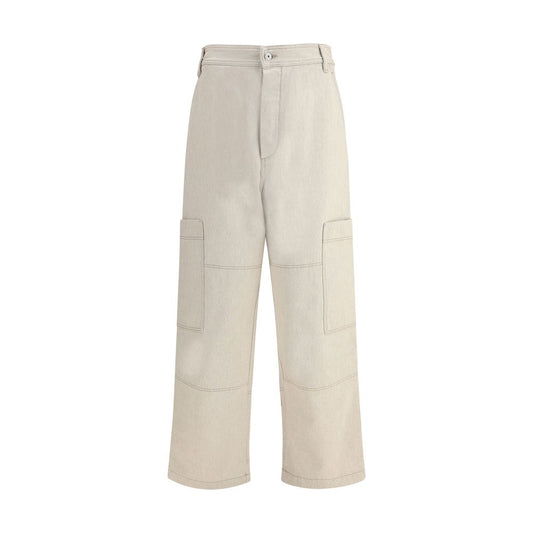 Jacquemus Beige Cotton Jeans Denim