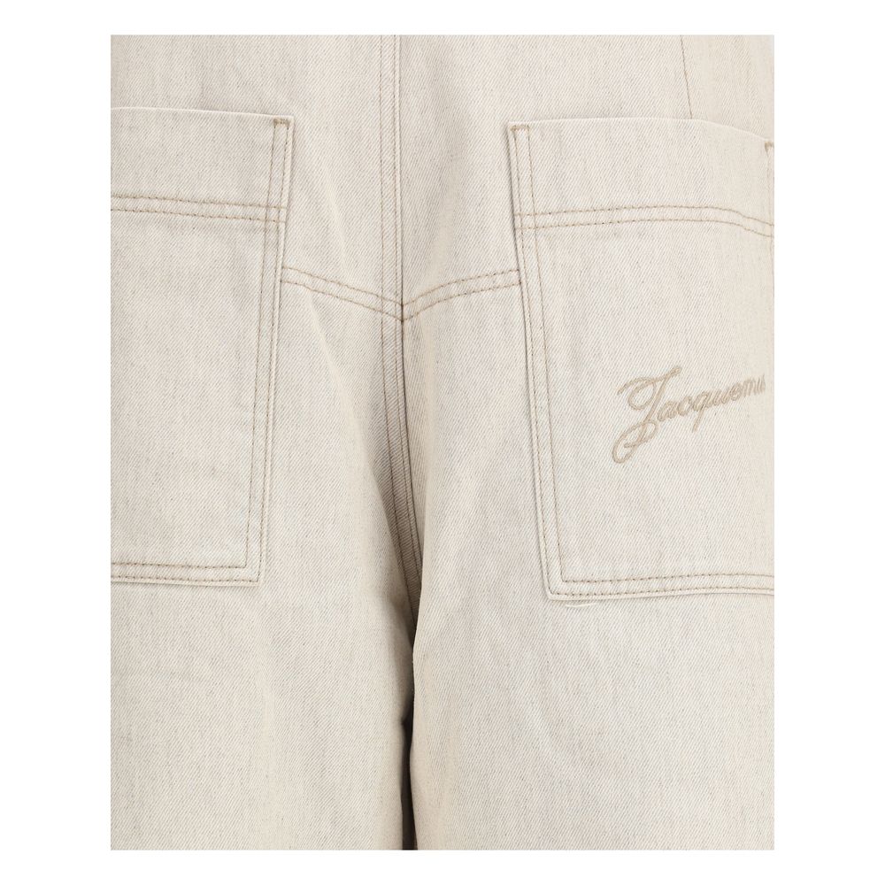 Jacquemus Beige Cotton Jeans Denim