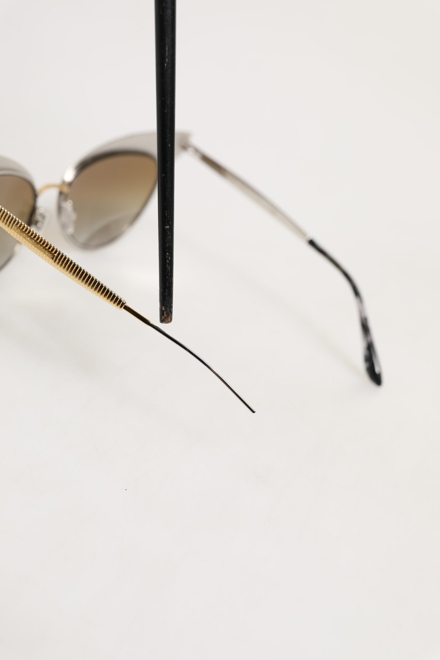 Dolce & Gabbana DG2178 Gold Metal Cat Eye Gradient Eyewear Sunglasses