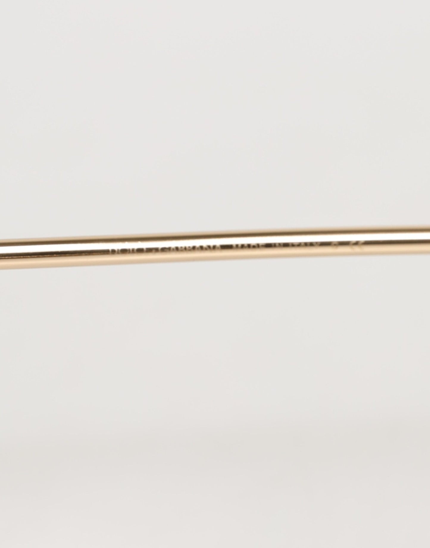 Dolce & Gabbana Pink Gold Metal Round Shades Eyewear Sunglasses