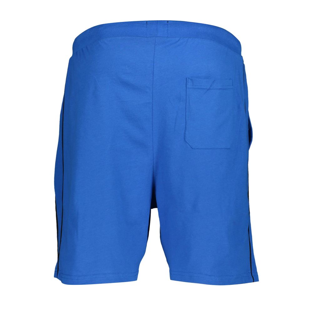 Gianmarco Venturi Blue Cotton Men's Sweatpant Shorts