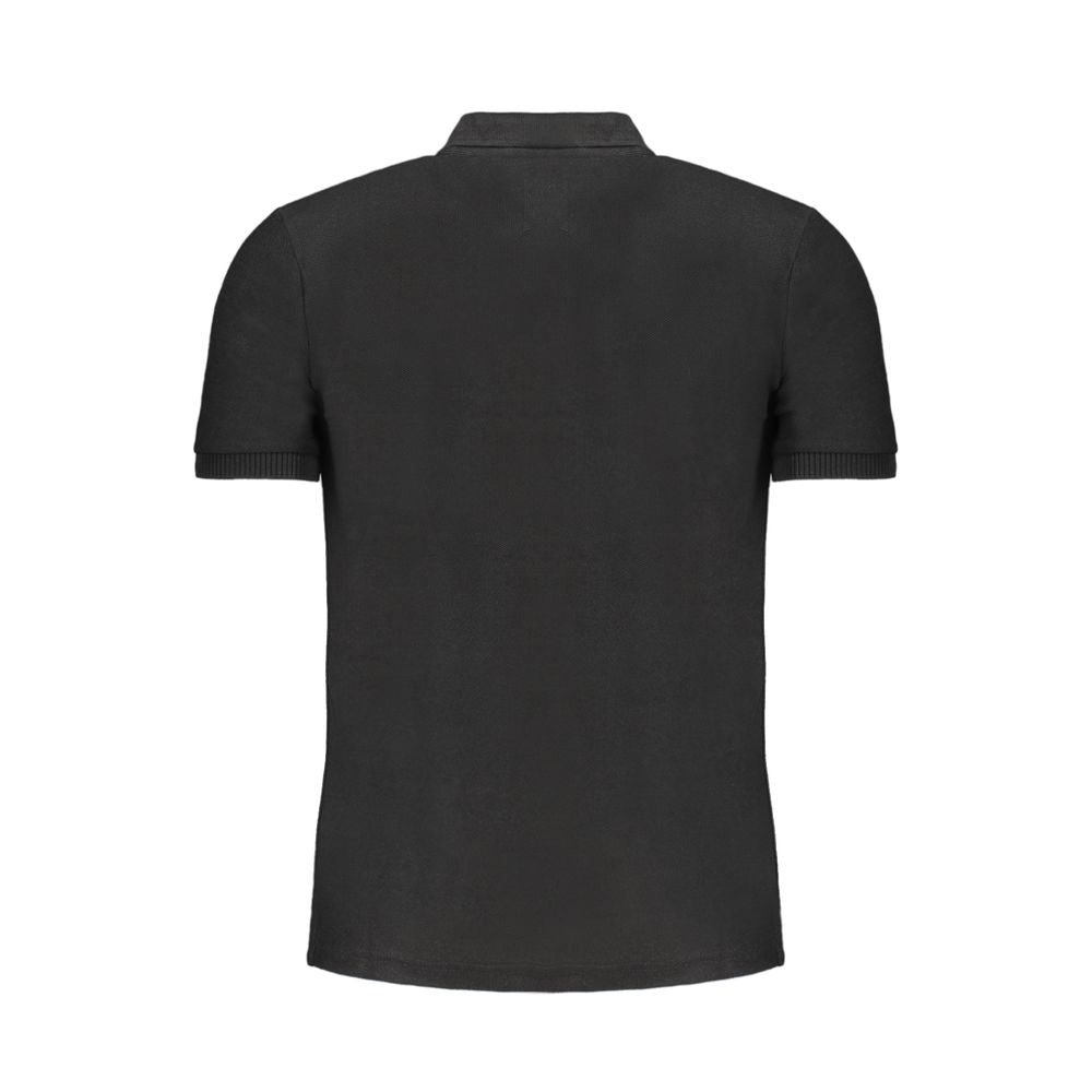 Gianmarco Venturi Black Cotton Men's Polo Shirt