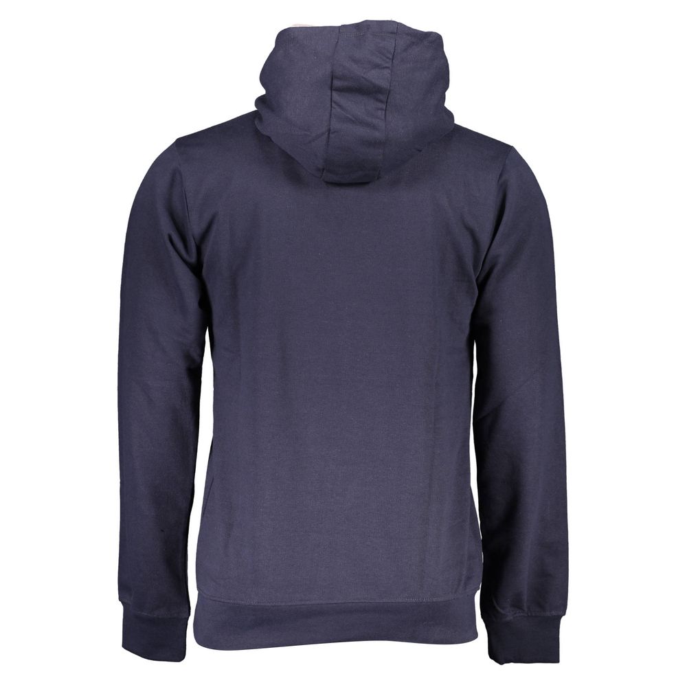 Gianmarco Venturi Blu Cotton Men Sweatshirt
