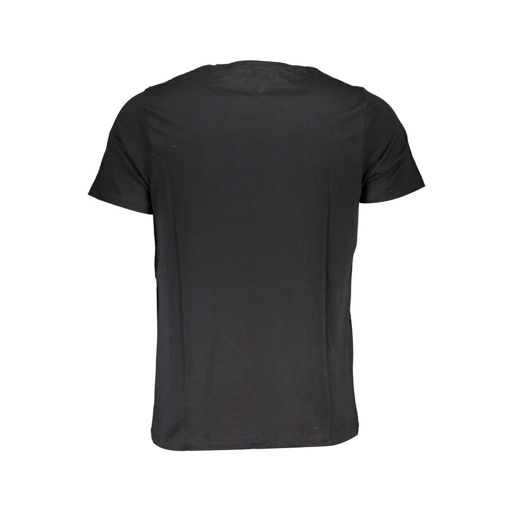 Gianmarco Venturi Black Cotton Mens T-Shirt