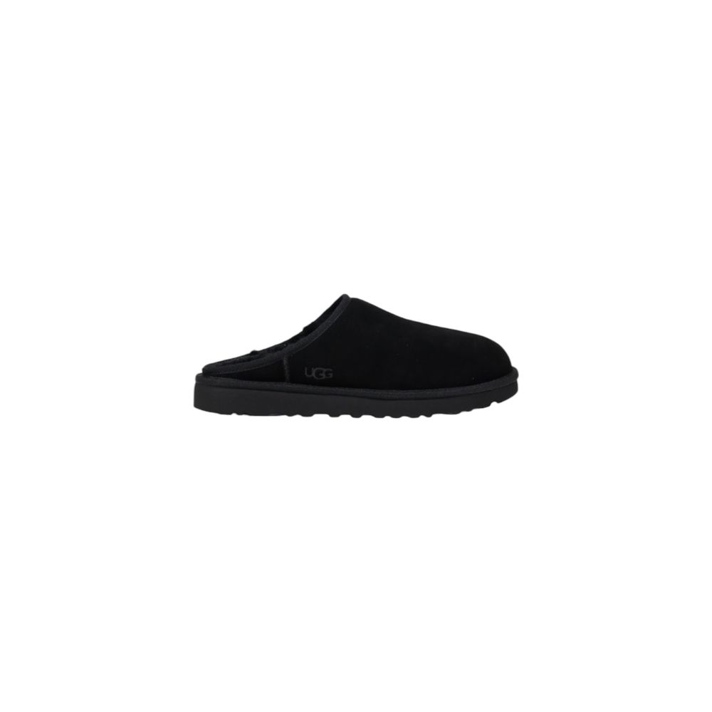UGG Black Suede Leather Clogs
