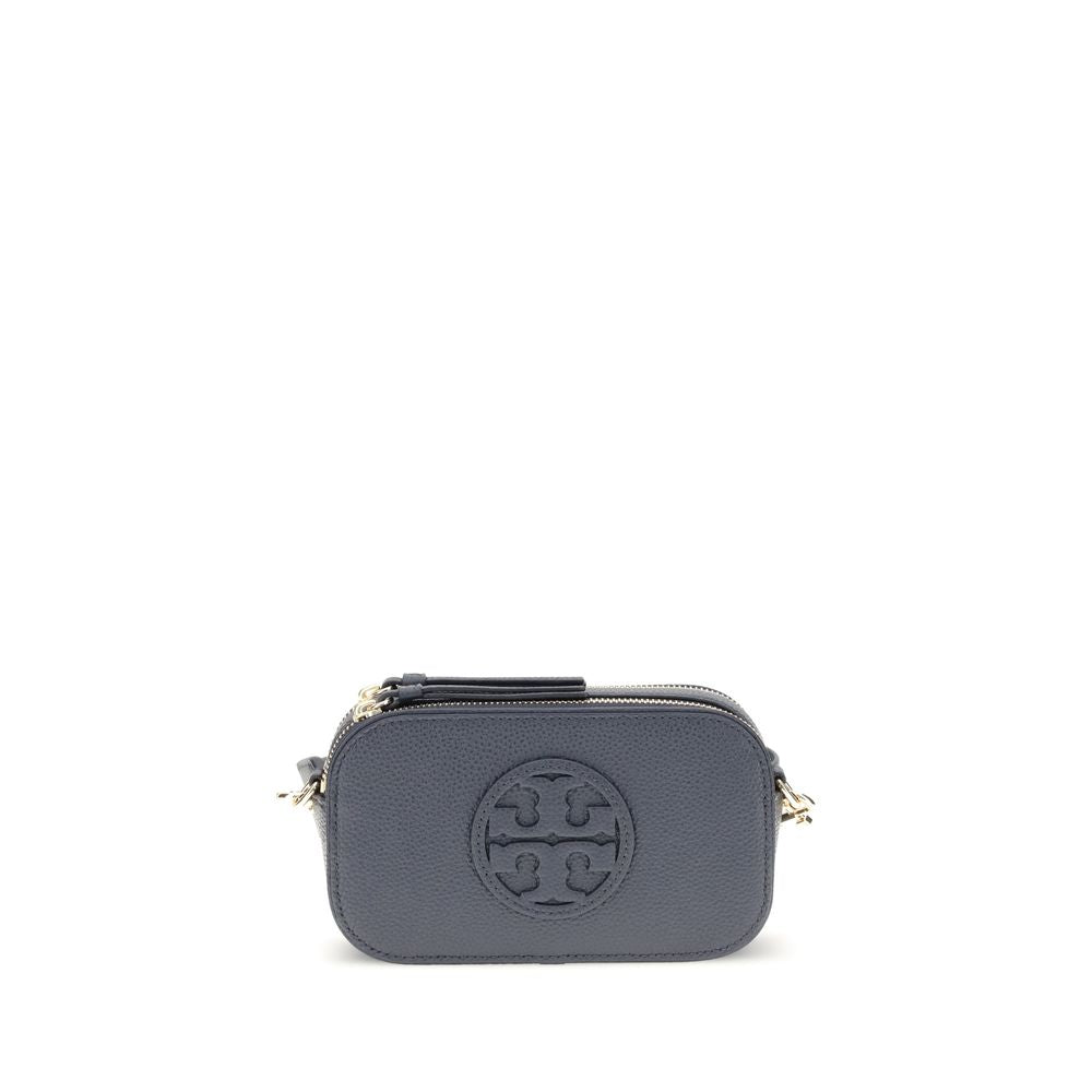 Tory Burch Blue Leather Shoulder Bag