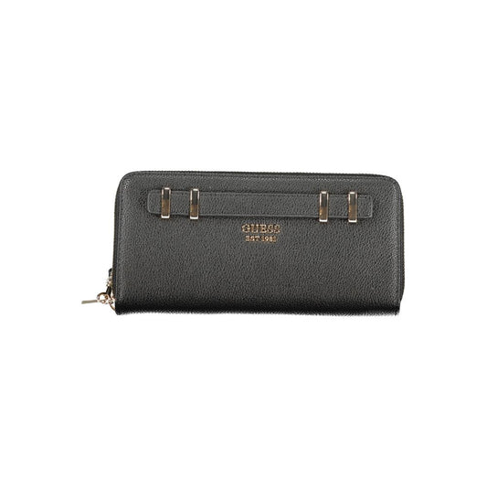 Guess Jeans Nero Poliuretano Women Wallet