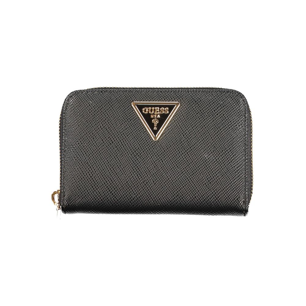 Guess Jeans Nero Poliuretano Women Wallet