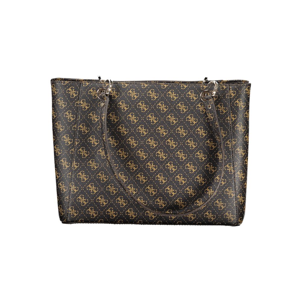 Guess Jeans Marrone Poliuretano Women Handbag