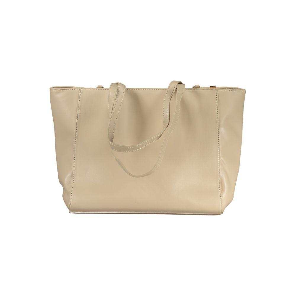 Laura Biagiotti Beige PVC Women Handbag