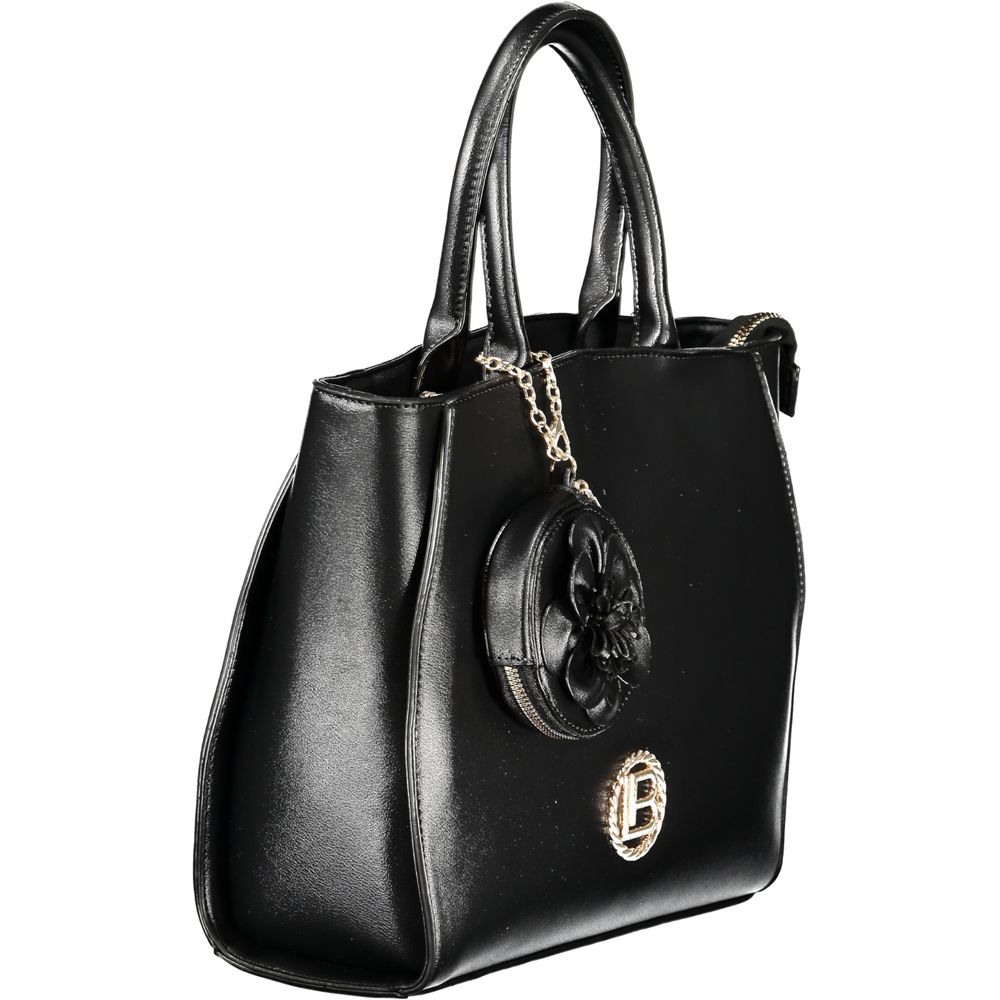 Laura Biagiotti Nero PVC Women Handbag
