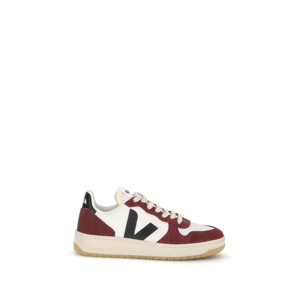 Veja Multicolor Leather Low Top Sneakers