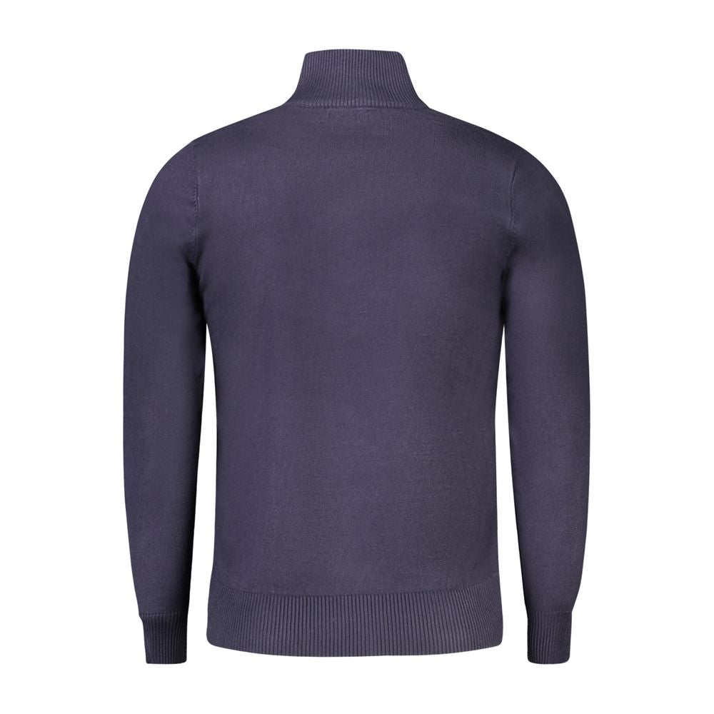 Coveri Moving Blue Viscose Men's Sweater