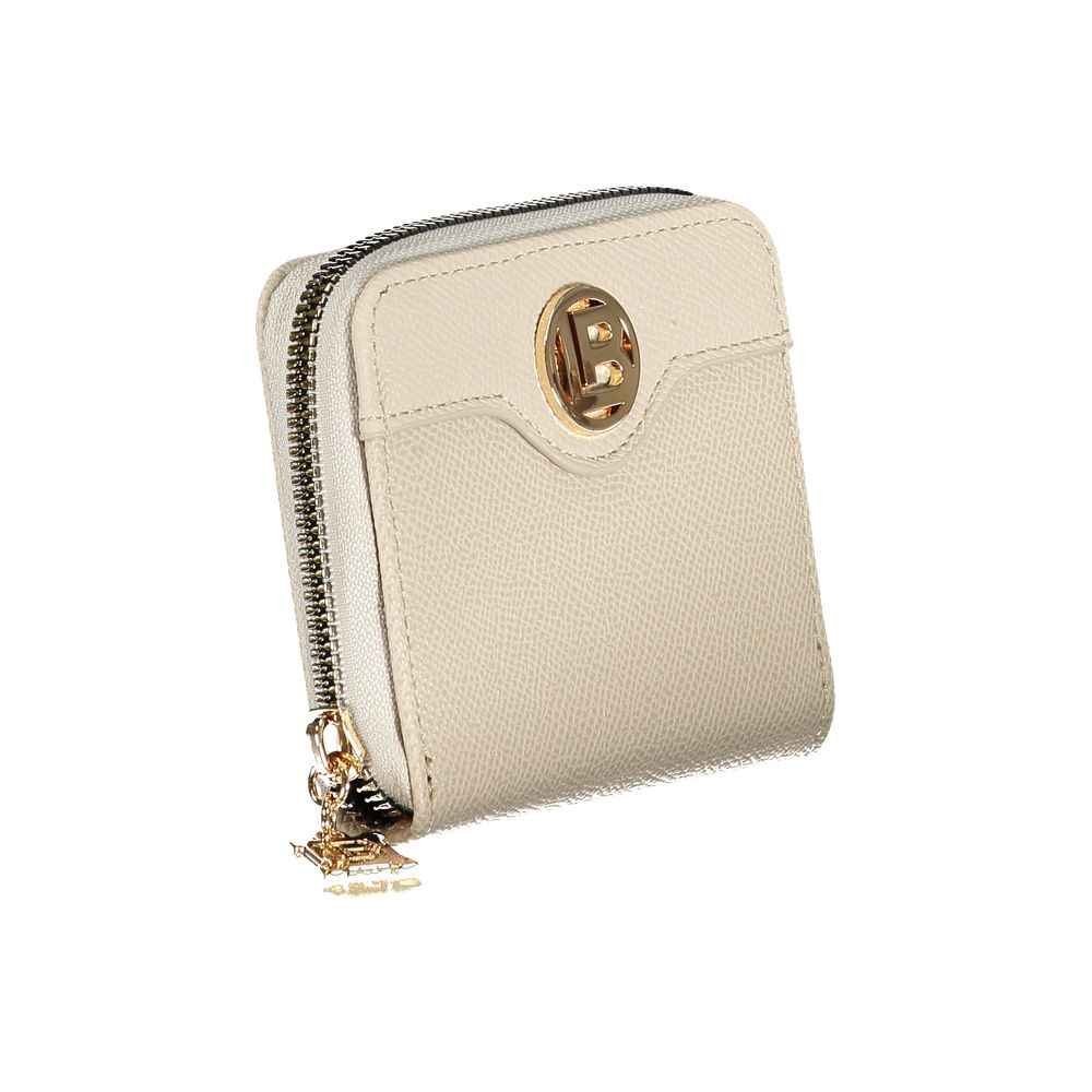 Laura Biagiotti Beige Polyurethane Women Wallet