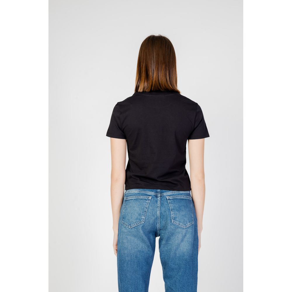 Calvin Klein Jeans Black Cotton T-Shirt