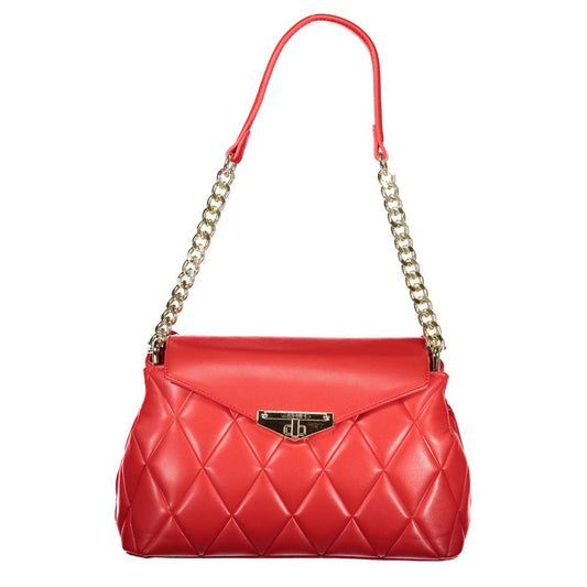 Mario Valentino Red Polyurethane Women Handbag