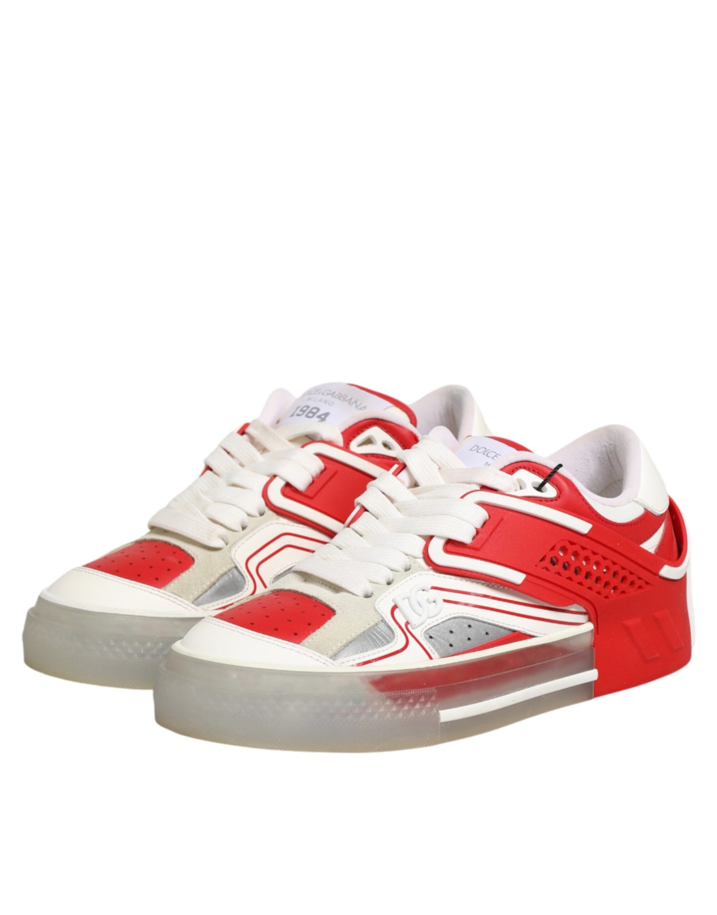 Dolce & Gabbana Multicolor Leather Custom 2.Zero Sneakers Shoes