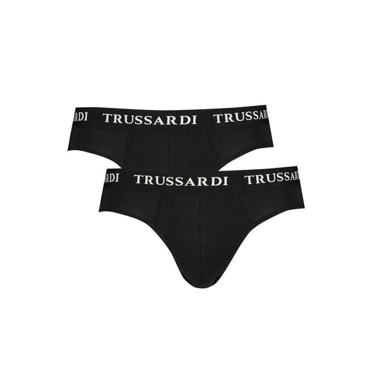 Trussardi Black Cotton Men's Underwear