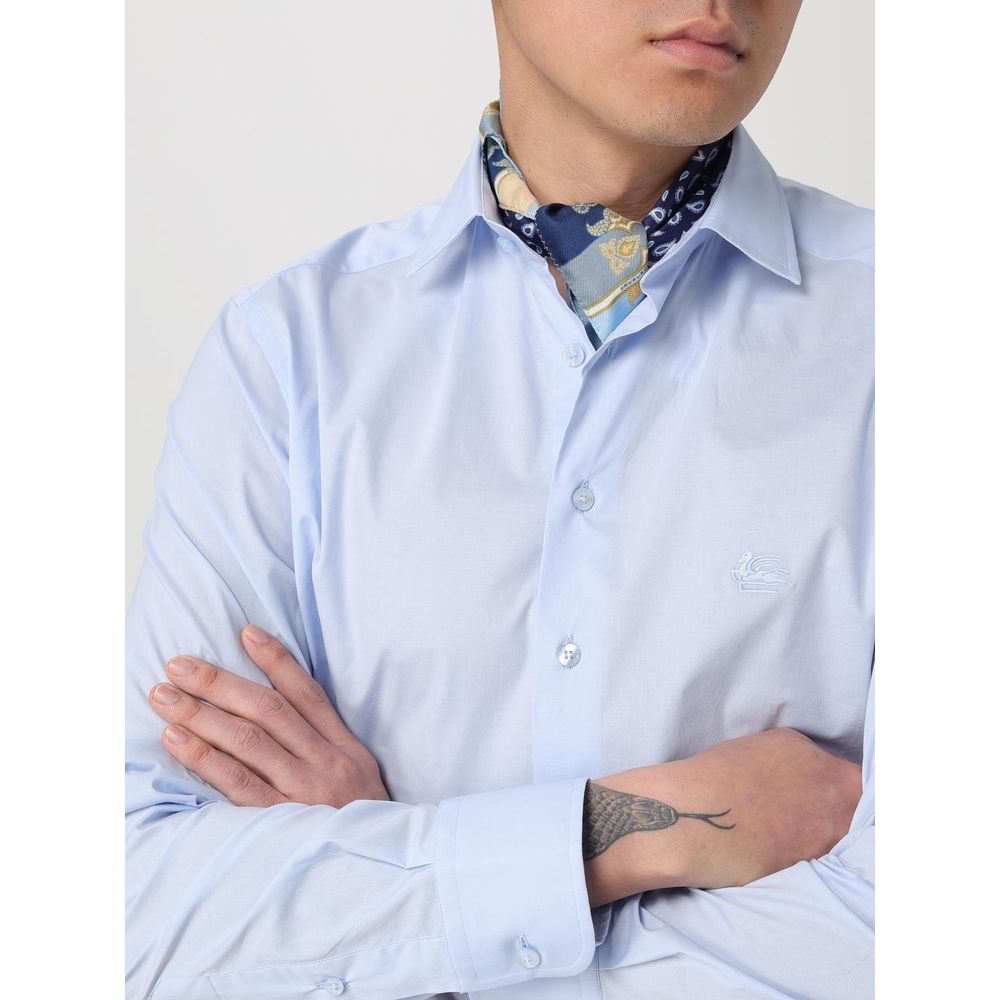 Etro Blue Silk Foulard