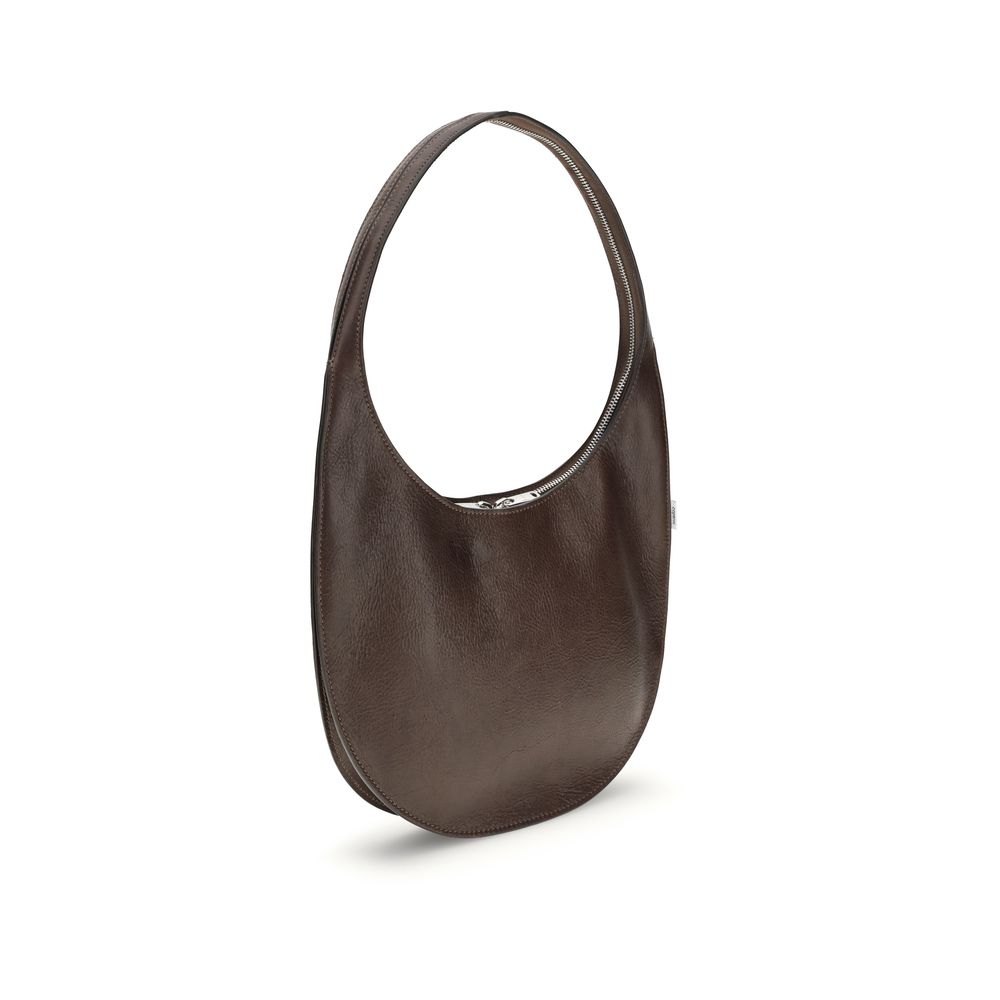 Coperni Brown Calf Leather Bos Taurus Shoulder Bag