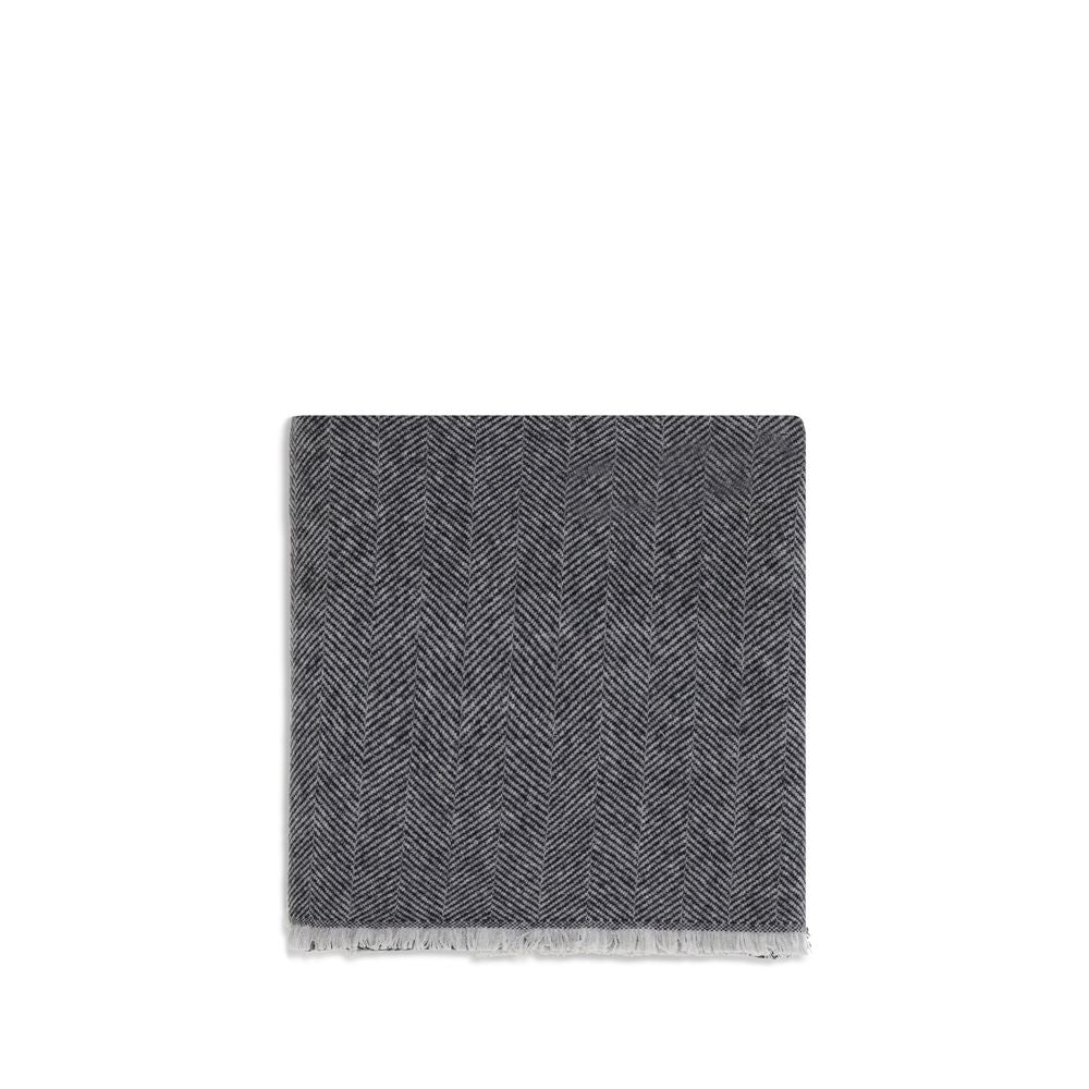 Brunello Cucinelli Gray Cashmere Scarf