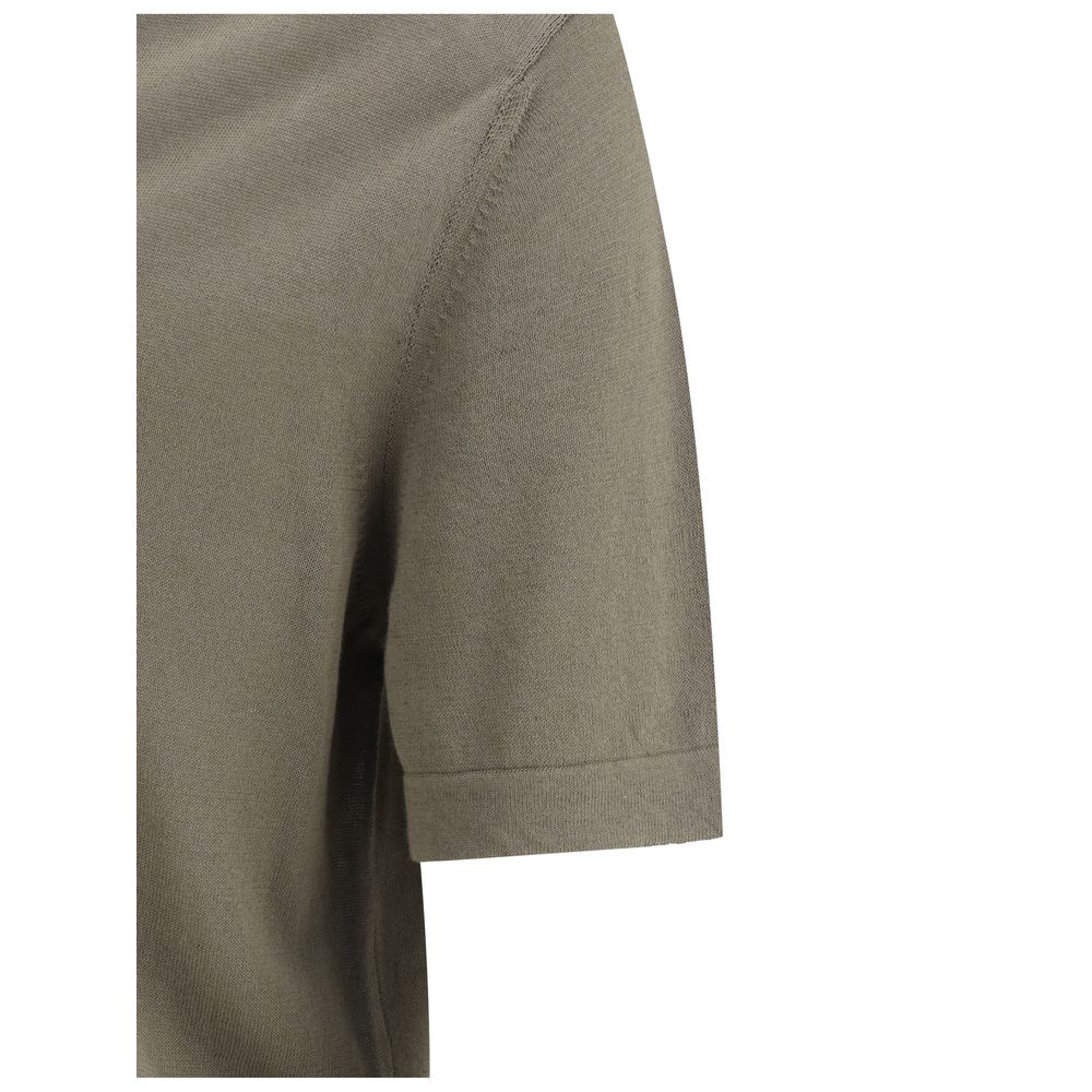 Cruna Bicolor Cotton Polo Shirt