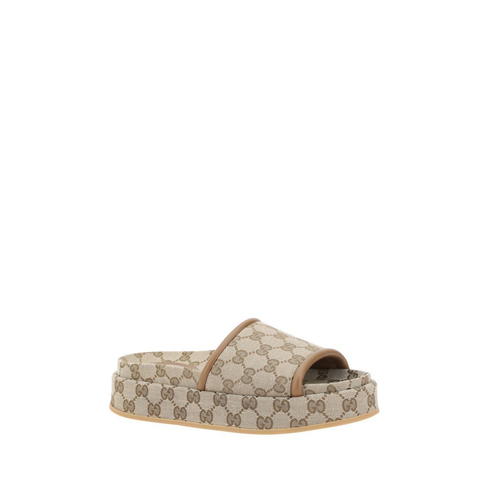 Gucci Beige Polyamide Sandals
