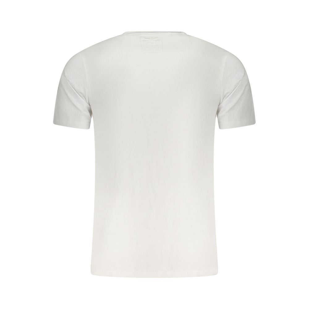 Aeronautica Militare White Cotton Men's Underwear T-Shirt