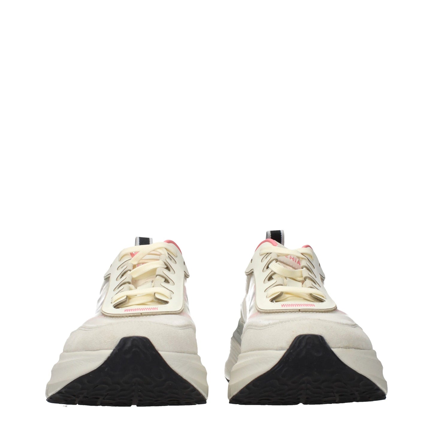 Premiata Beige Fabric Chunky Sneakers