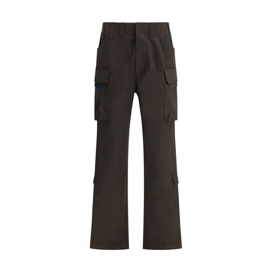 GR10K Brown Cotton Cargo Pants