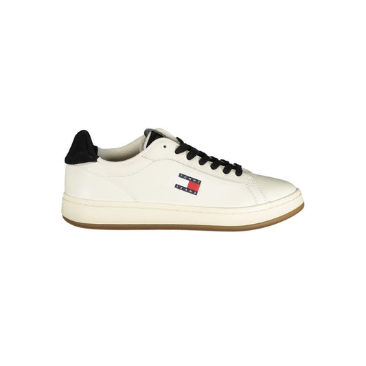 Tommy Hilfiger White Leather Women Sneaker