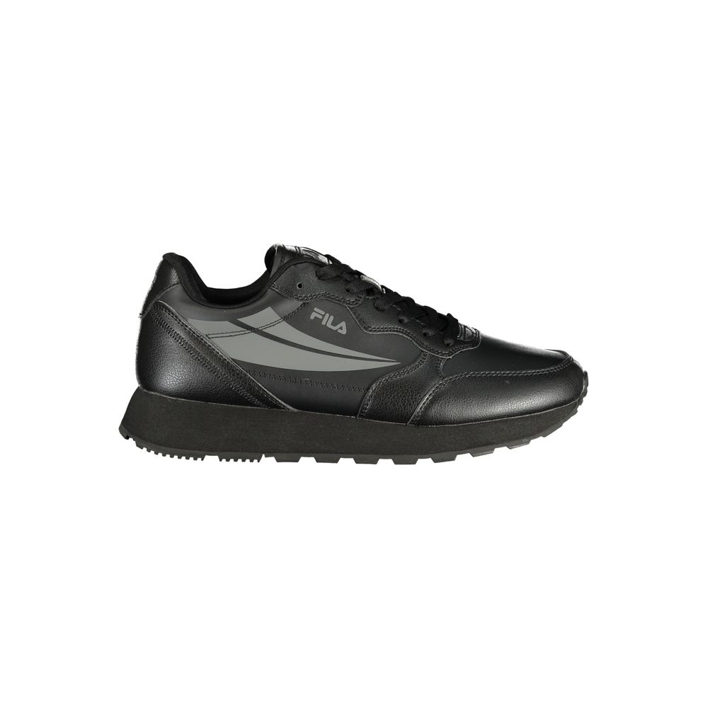 Fila Nero Polyurethane Men Sneaker