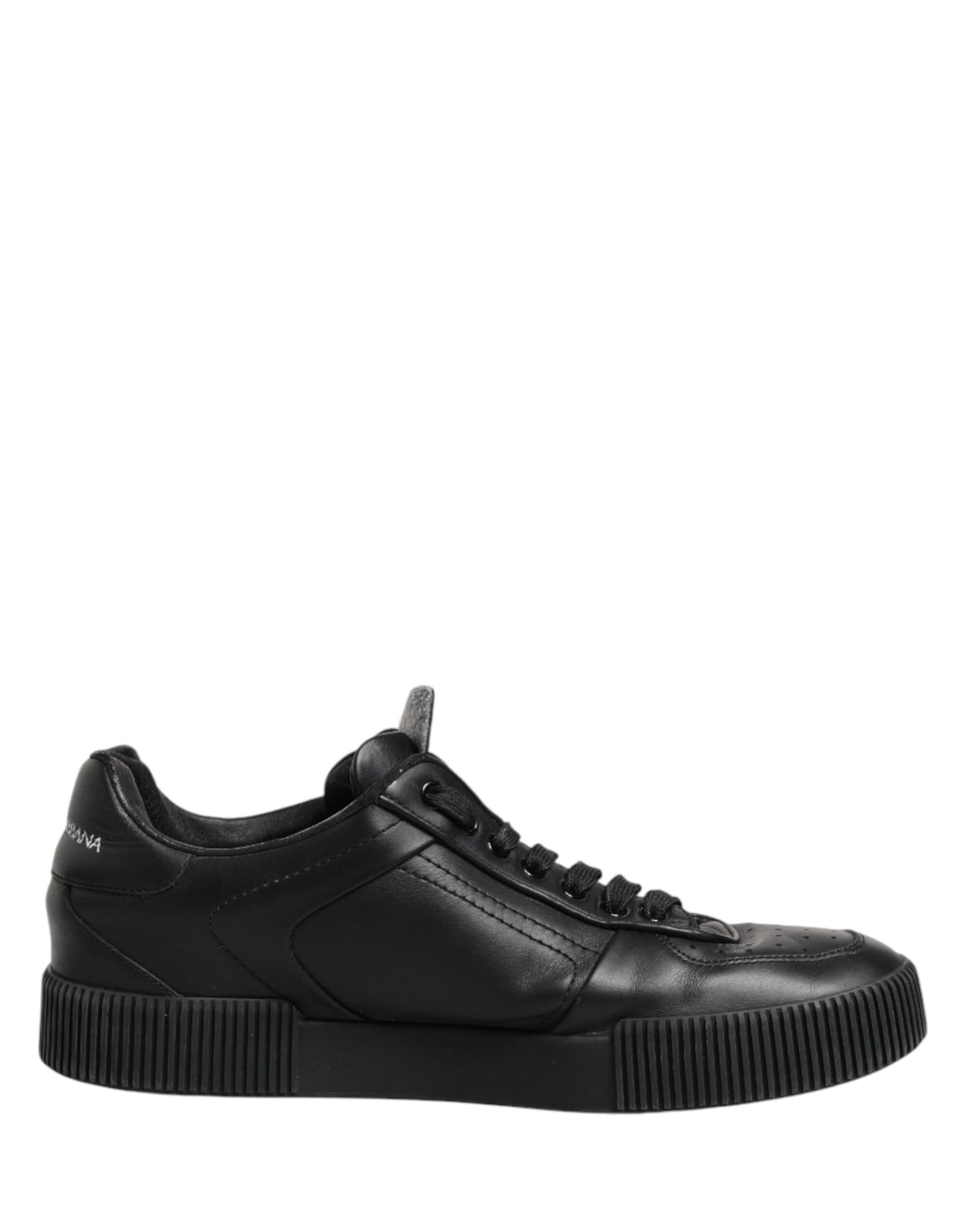 Dolce & Gabbana Black MIAMI Calf Low Top Men Sneakers  Shoes