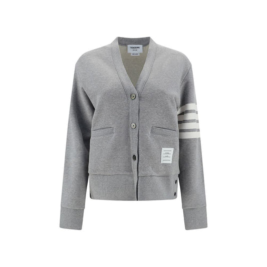 Thom Browne Gray Cotton Cardigan