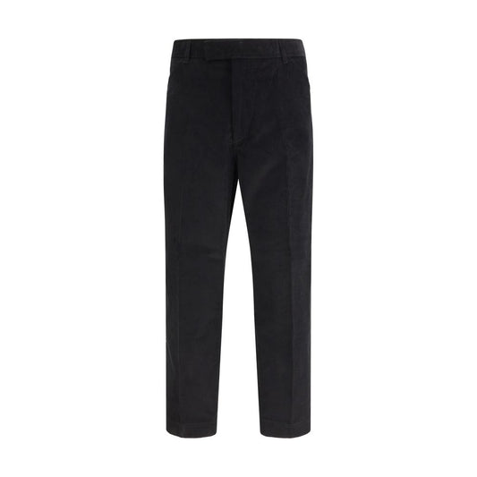 Thom Browne Black Cotton Chino Pants