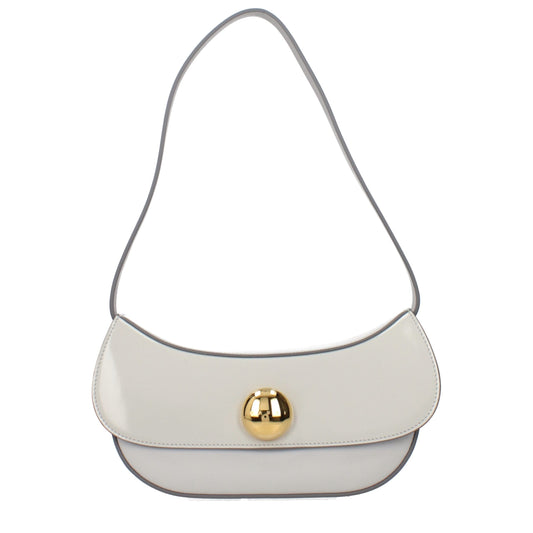 Marni Gray Leather Shoulder Bag