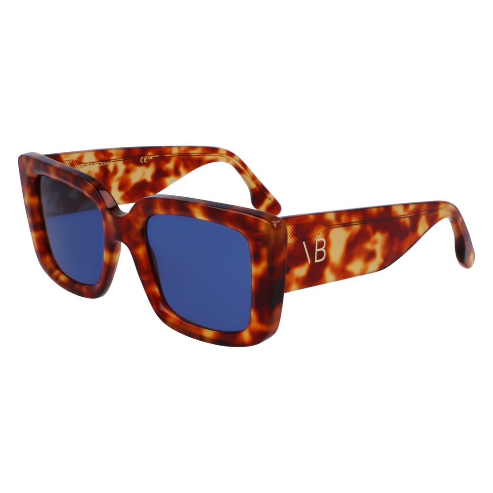 Victoria Beckham Brown Acetate Sunglasses