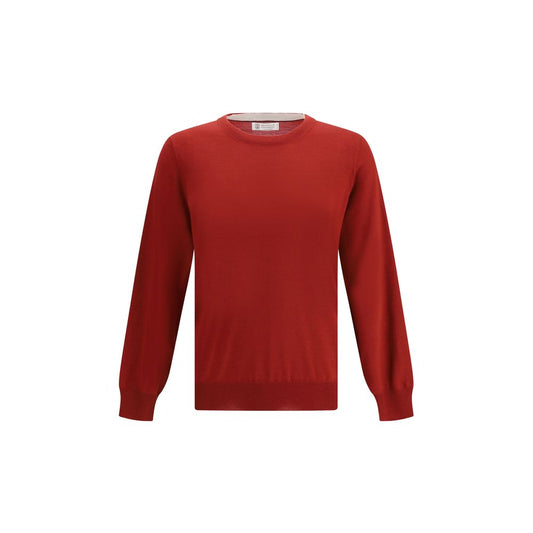 Brunello Cucinelli Multicolor Fleece Wool Sweatshirt