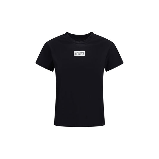 MM6 Black Cotton T-Shirt