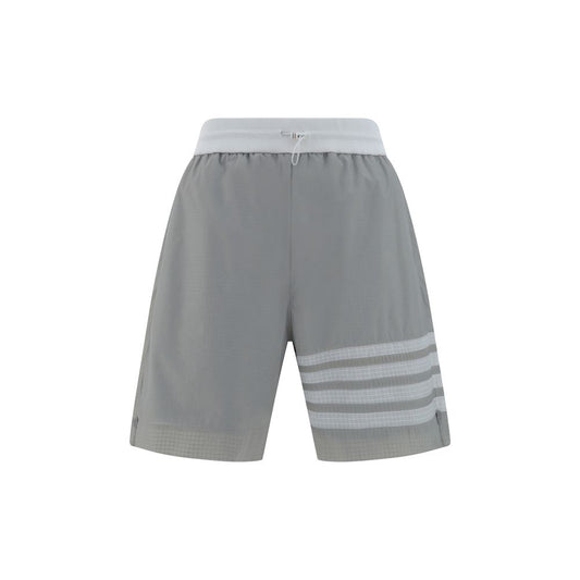 Thom Browne Gray Polyamide Bermuda Shorts