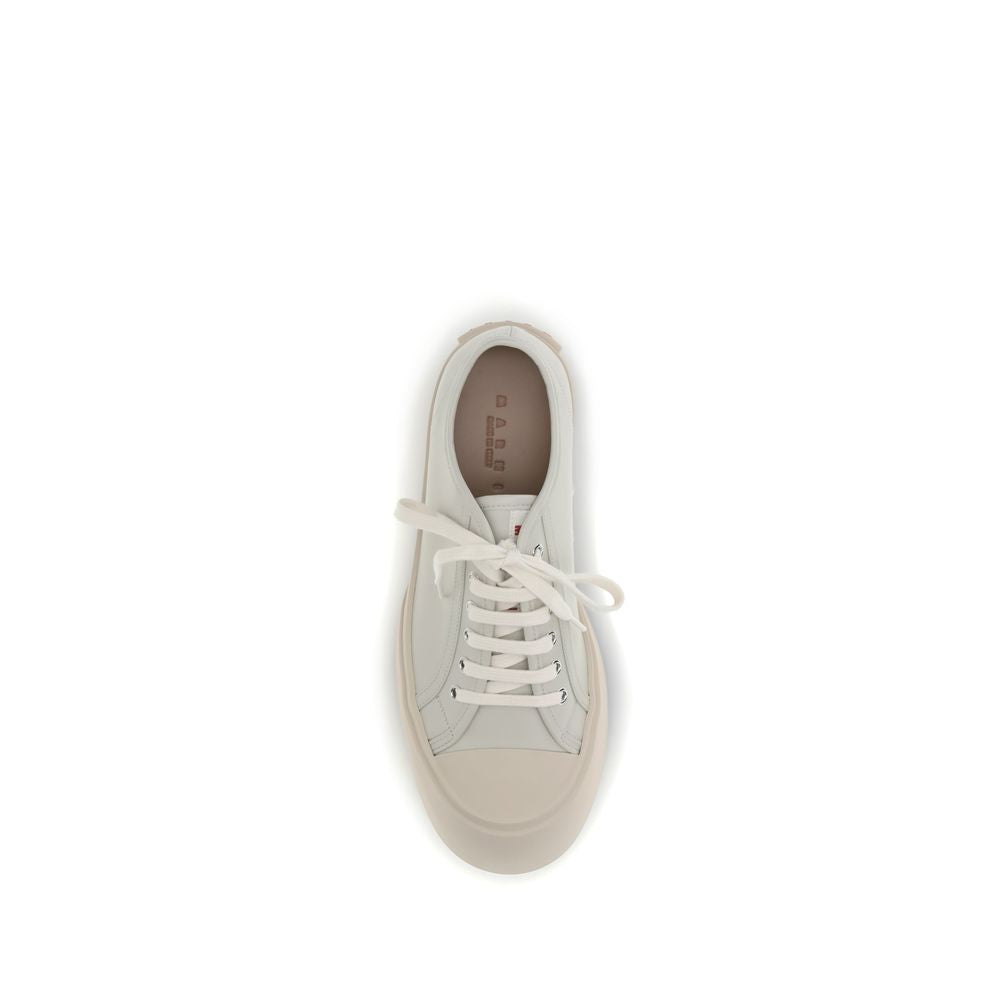 Marni White Napa Leather / Calf Bos Taurus Sneakers