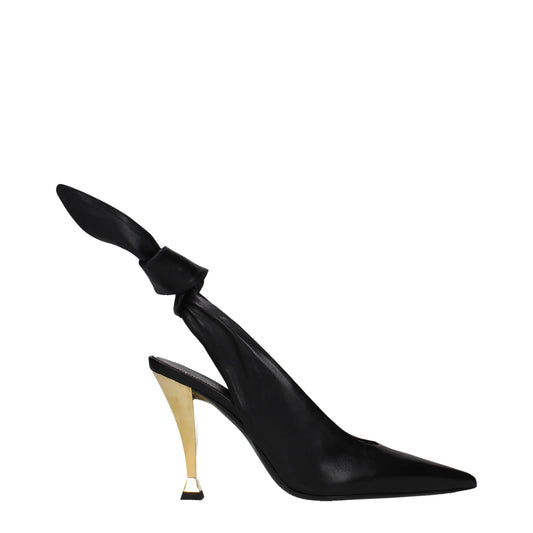 Givenchy Black Leather Pumps