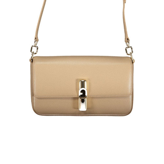 Furla Beige Leather Women Bag