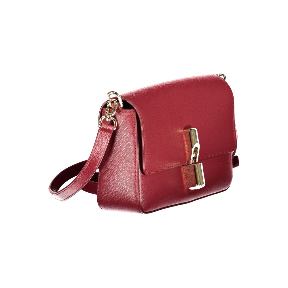 Furla Red Leather Women Handbag