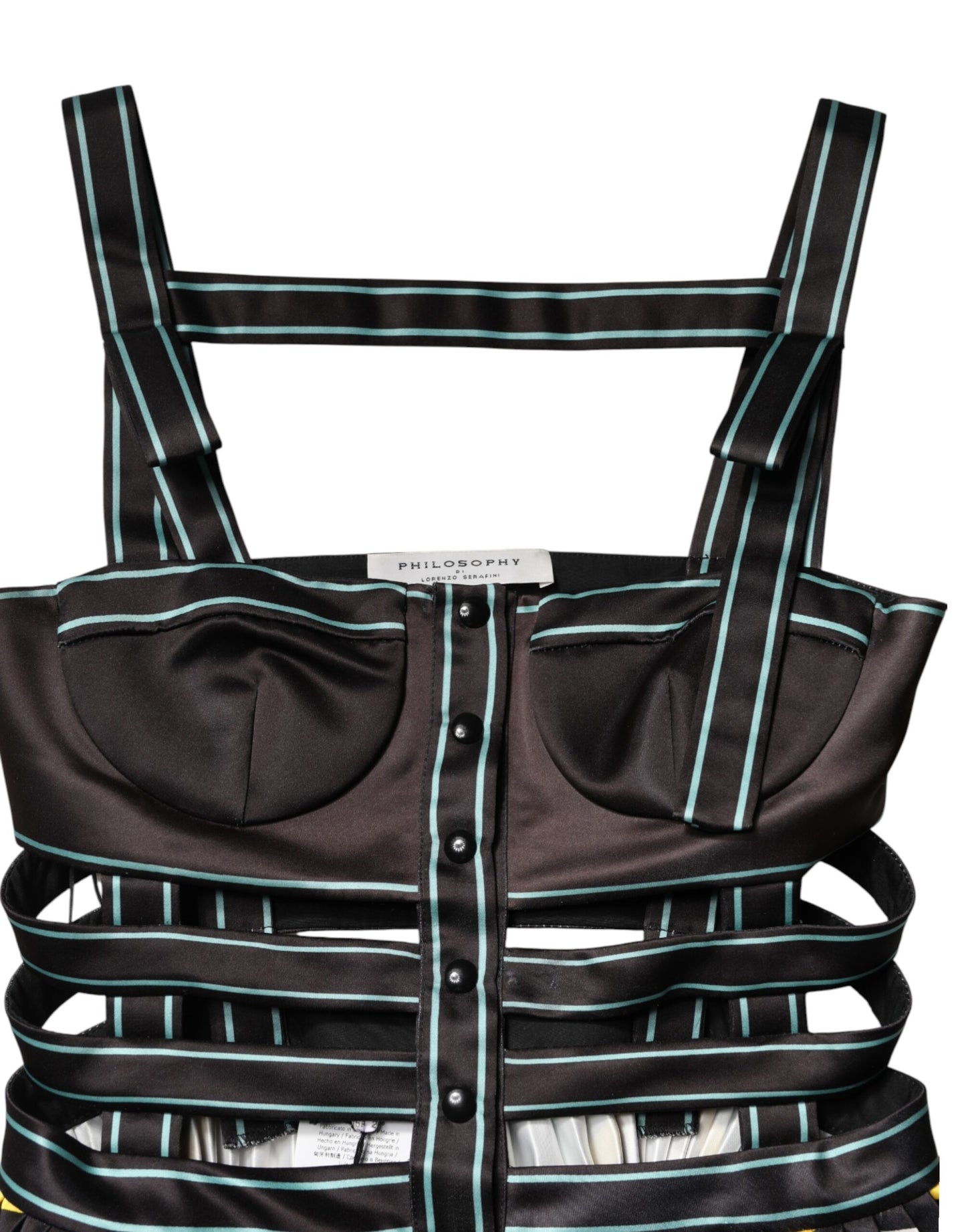 Philosophy di Lorenzo Serafini Multicolor Sleeveless A-line Dress