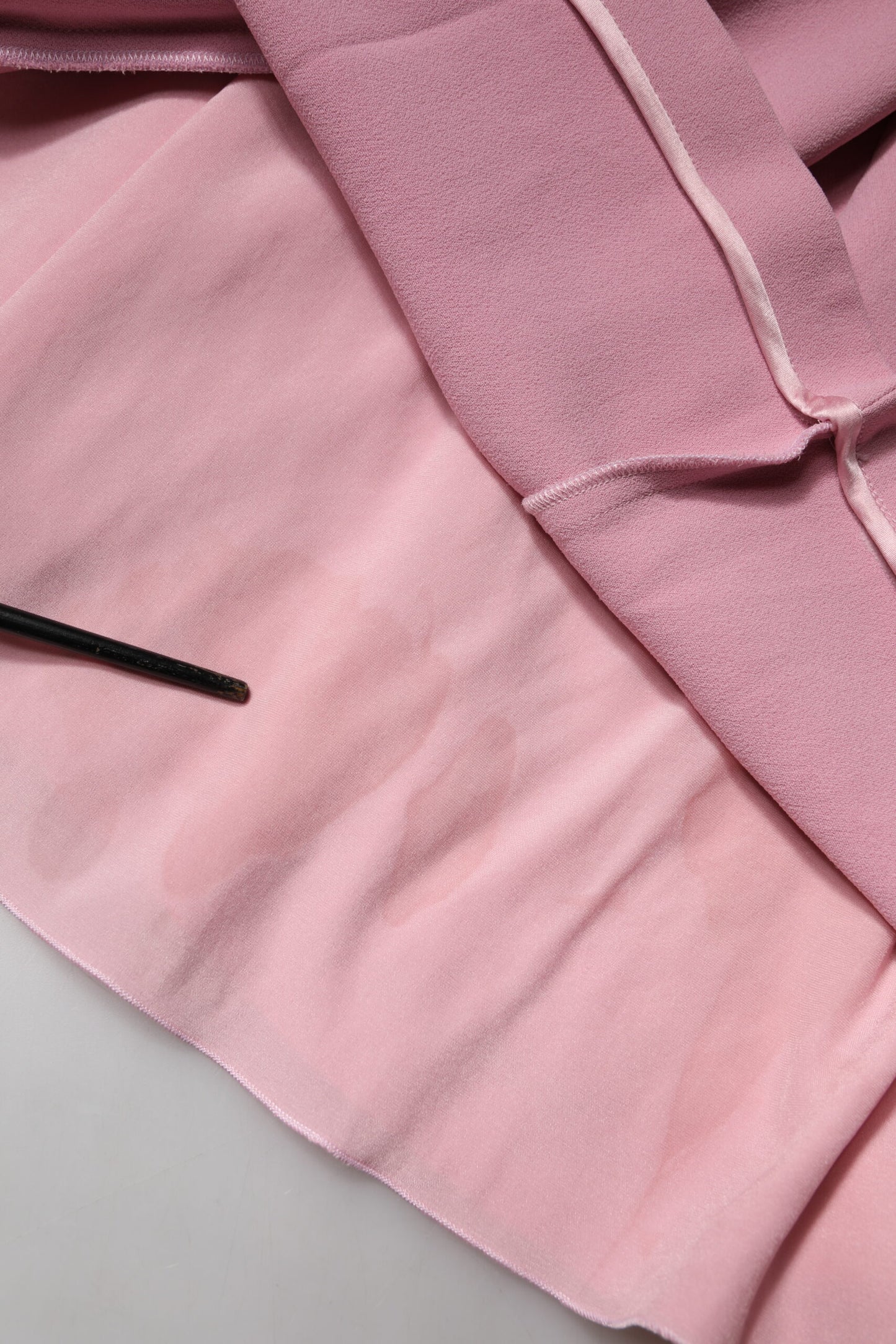 Dolce & Gabbana Pink Viscose Sleeveless Sheath Midi Dress