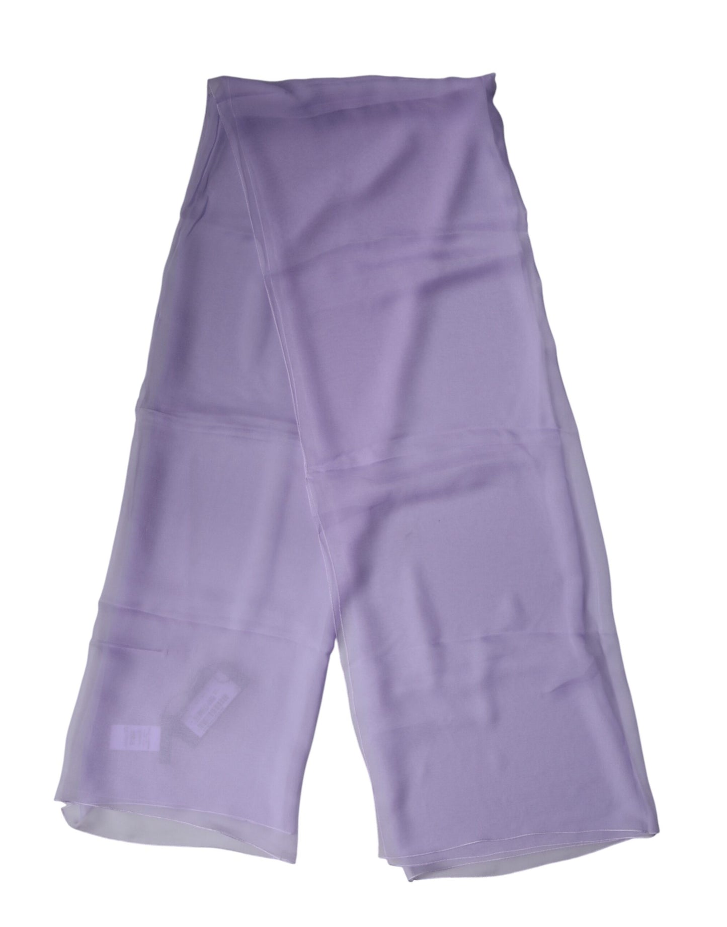 Dolce & Gabbana Purple Stole Silk Neck Wrap Shawl Men Scarf