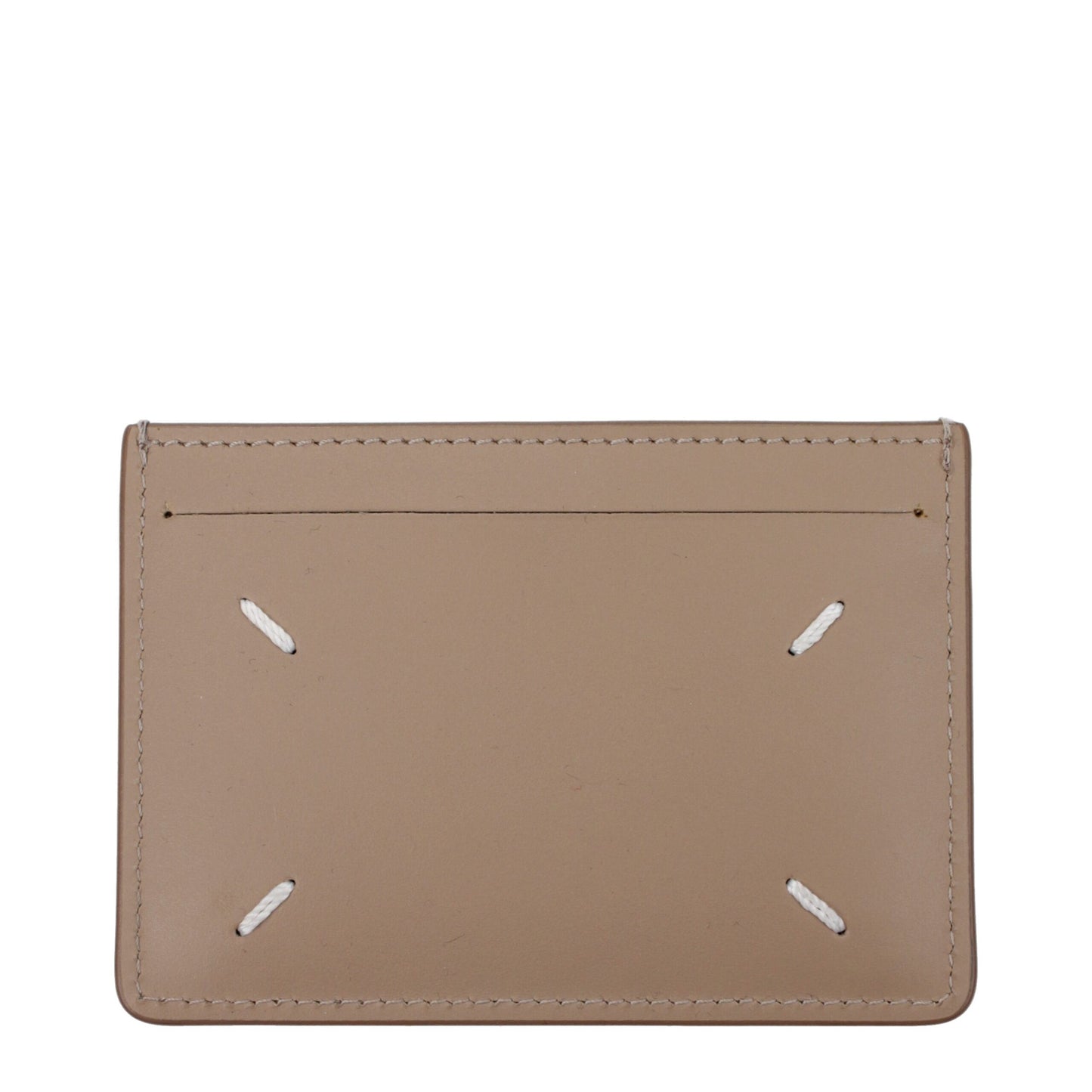 Maison Margiela Beige Leather Cardholder